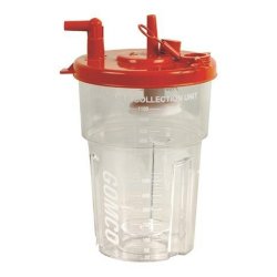 Disposable Collection Canister  with Stem Inlet & Filter 1100 mL