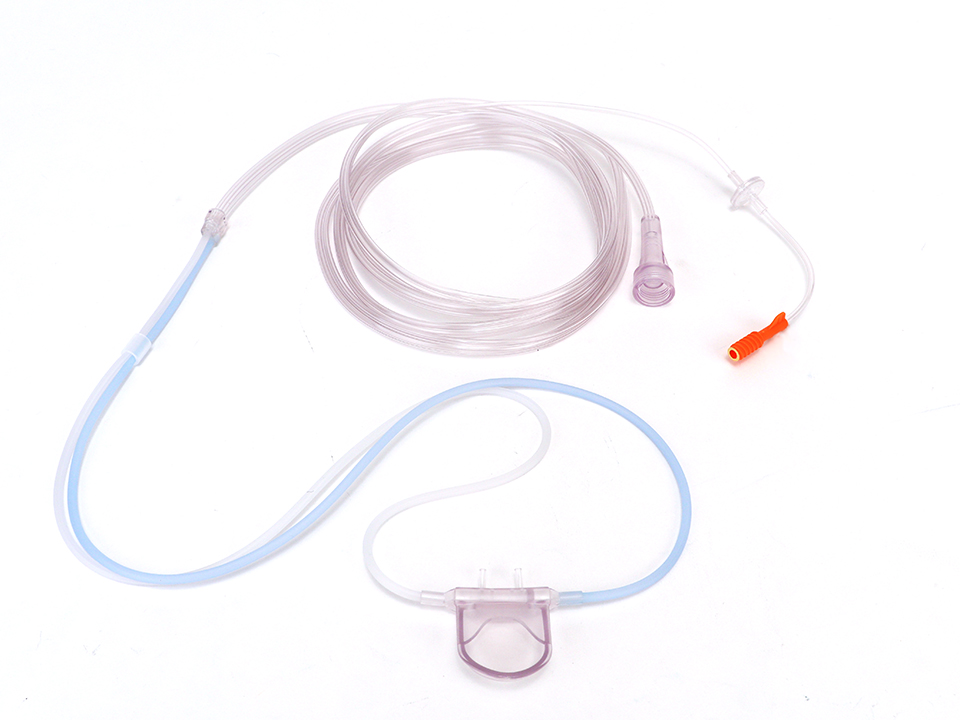 Dual Oral/Nasal Cannula EtCO2 Sampling Line