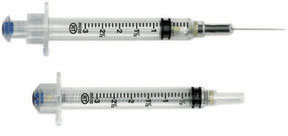 1mL Syringe 25 Gauge 1 Inch Needle VanishPoint 10161- Box/100